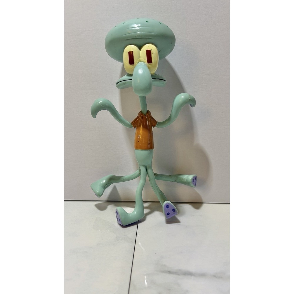 SpongeBob Squidward Viacom Hillenberg Vintage 2001 PVC Figure